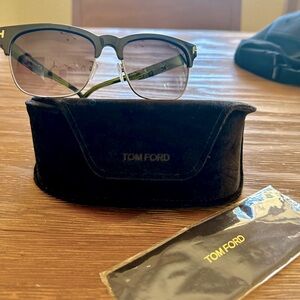 Tom ford sunglasses black and green